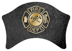 DABAN-418-SH-BK Fire Department Shimmer Black Background